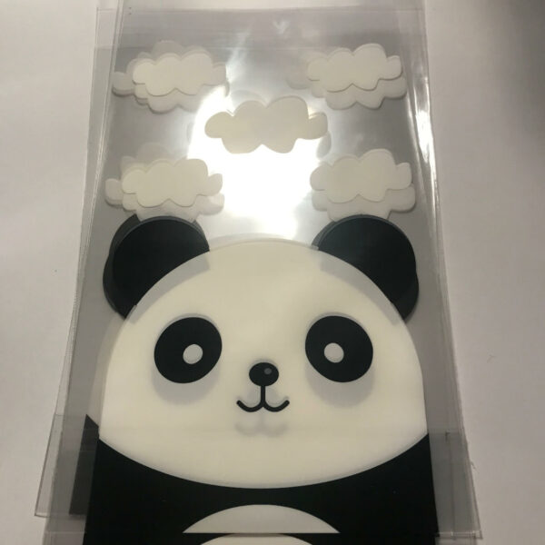 Påsar med pandamotiv - 5 st